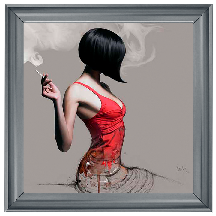 FG576 Red Dress Sketch