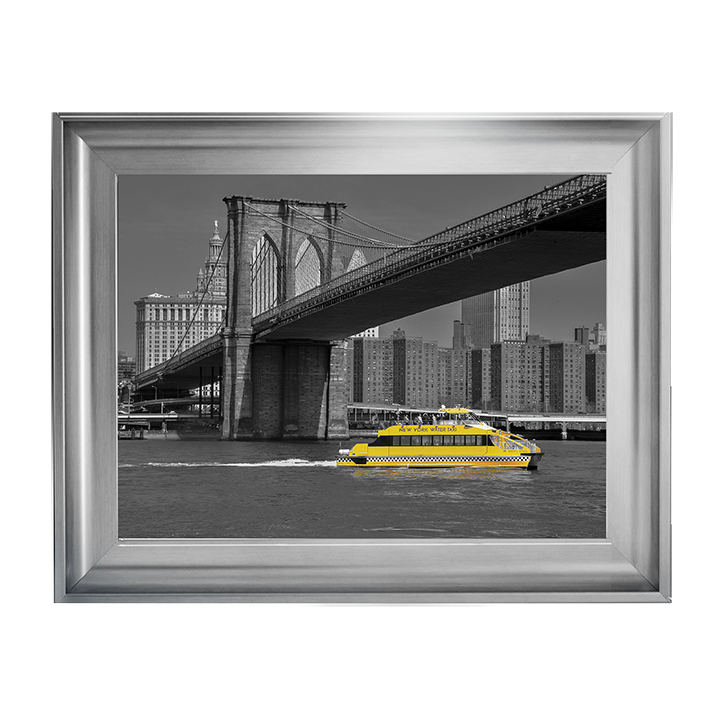 CY066 NY Water Taxi Under Brooklyn Bridge