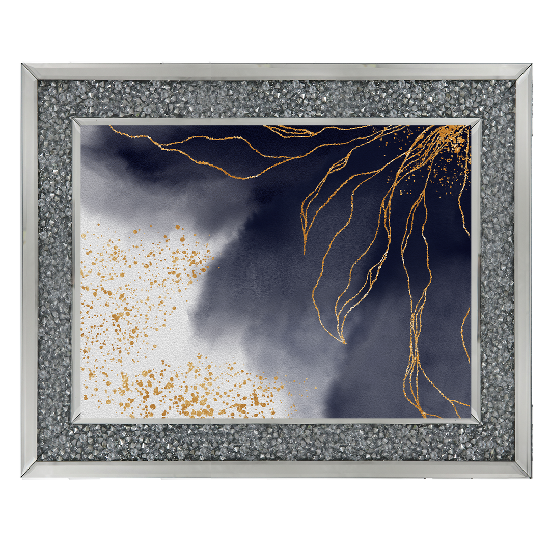 AB152 Abstract Black & Grey I