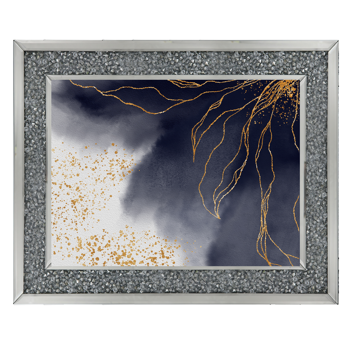 AB152 Abstract Black & Grey I