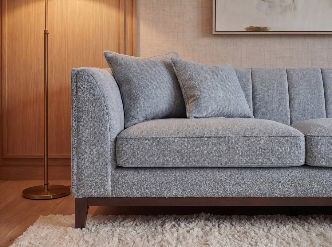 Aluxo Cooper Left Hand Corner Sofa – Dolphin Boucle Fabric