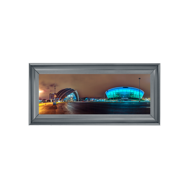 CY029 Evening view of Clyde Auditorium and SSE Hydro in Glasgow I