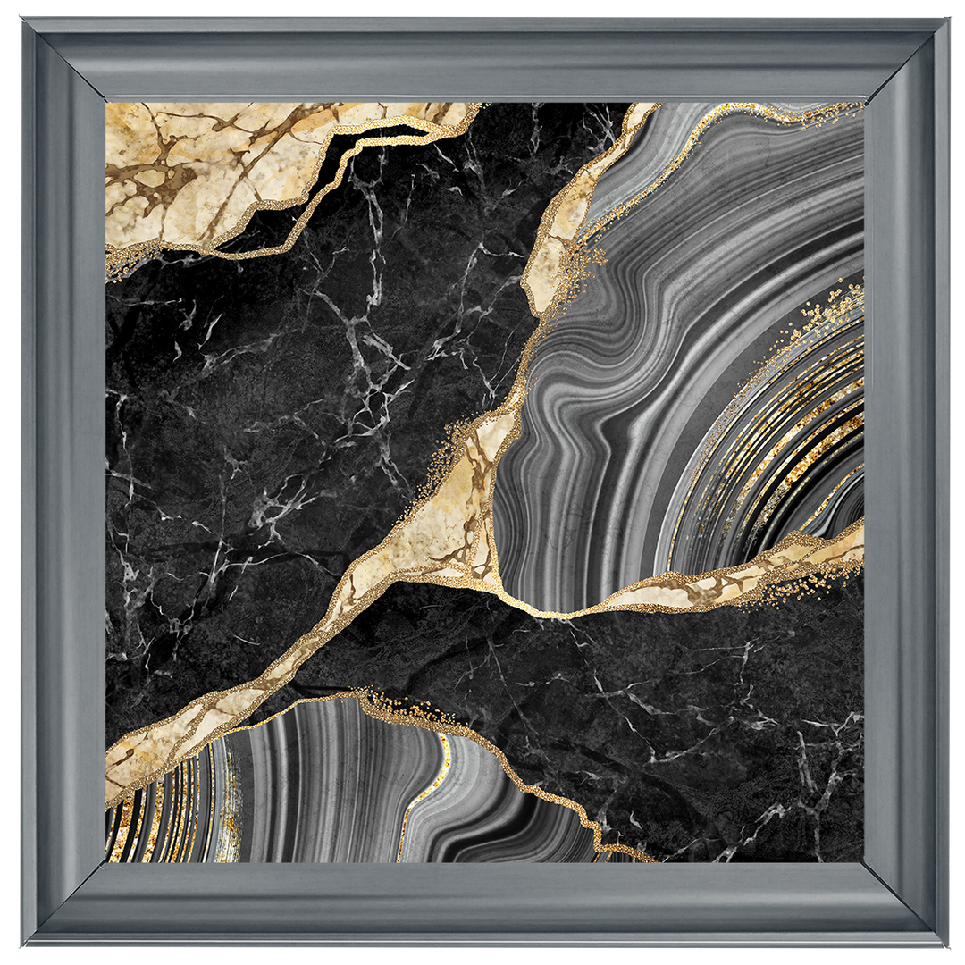 AB156 Black & Gold Marble