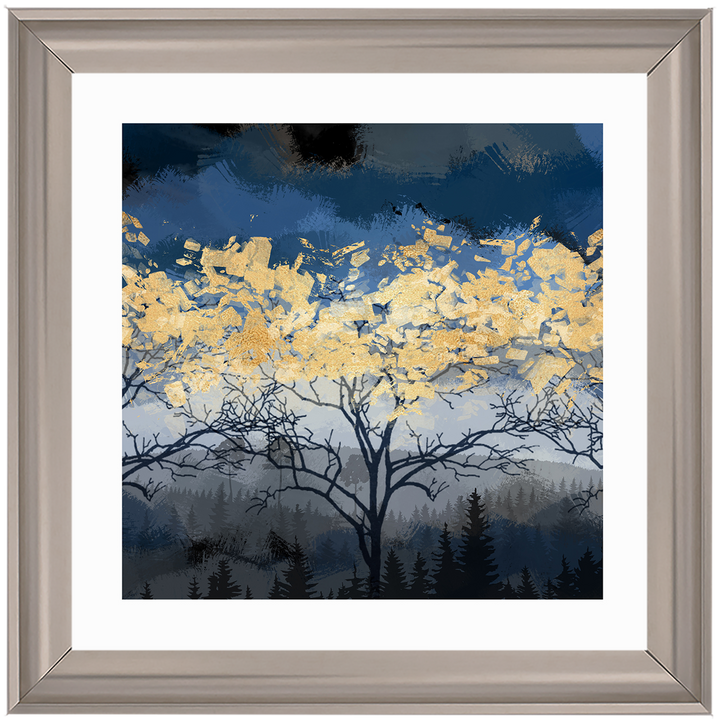 LS195 Lone Blue Tree