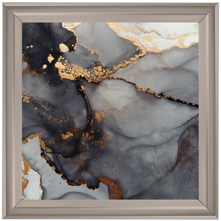 AB171 Abstract Black & Gold V