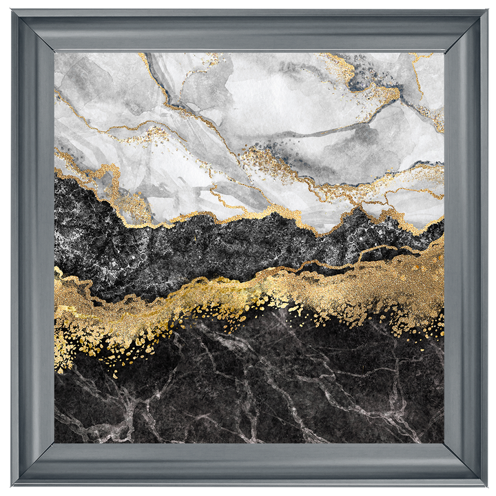 AB150 Black & Gold Geode