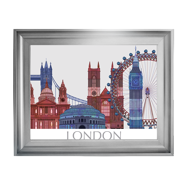 CY050 London Landmarks , Red Blue II