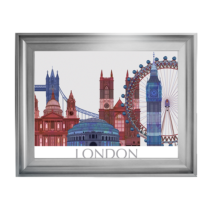 CY050 London Landmarks , Red Blue II