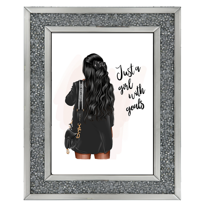 Girl with goals (Dark hair)