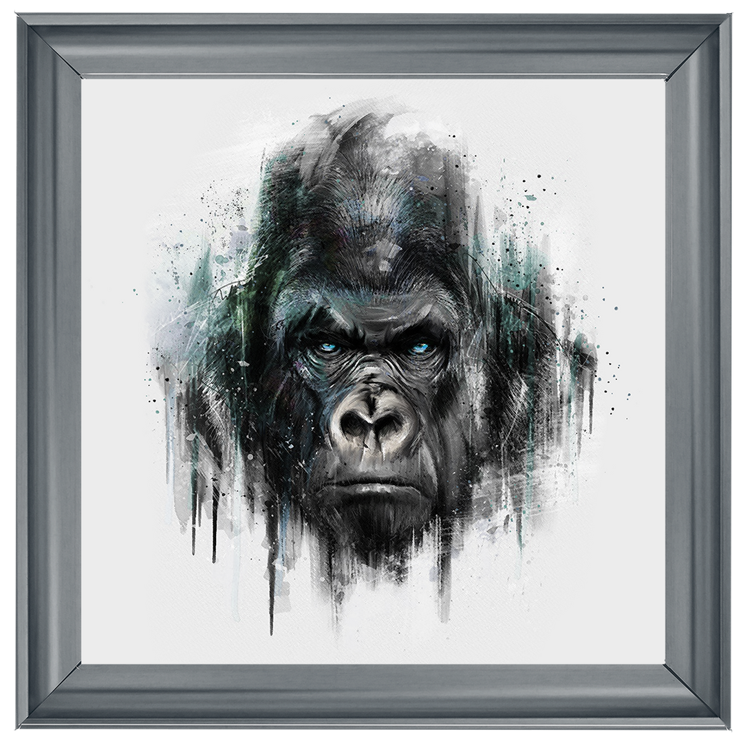 AN416 Blue Gorilla Watercolour