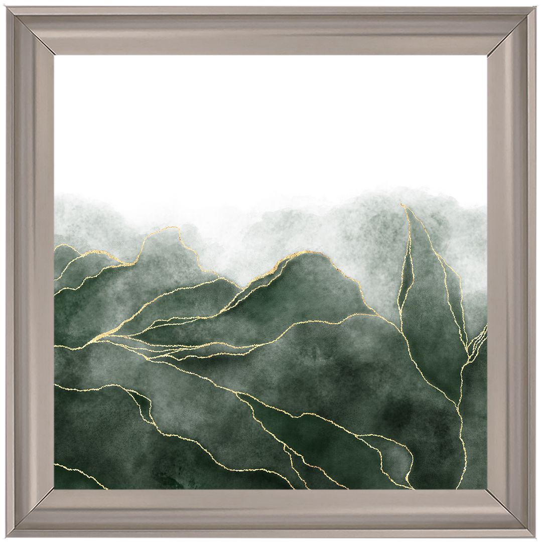 AB164 Green & Gold Abstract ||