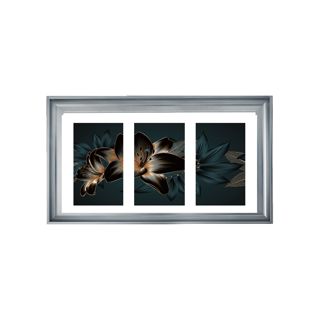 FL242 Black and blue beauty flower