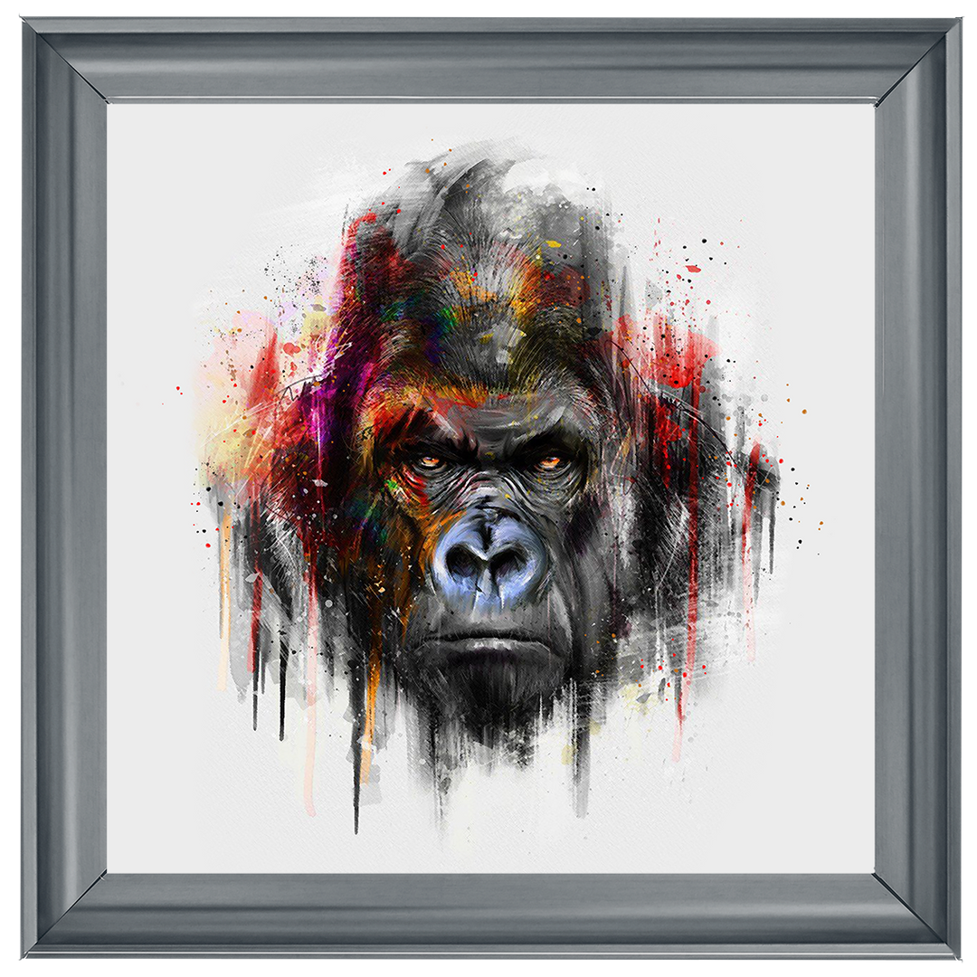 Red Gorilla Watercolour