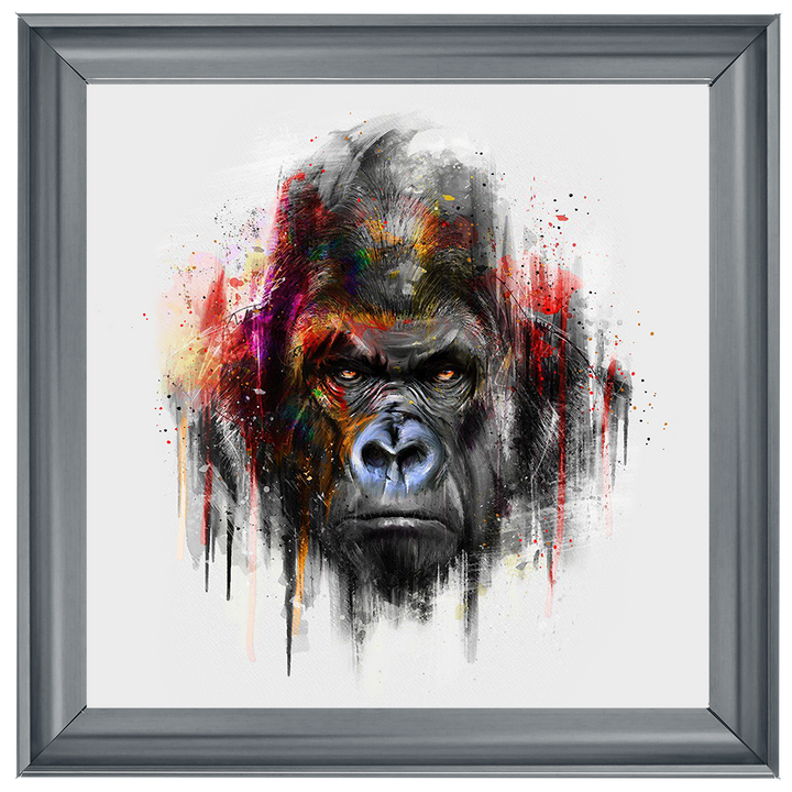Red Gorilla Watercolour