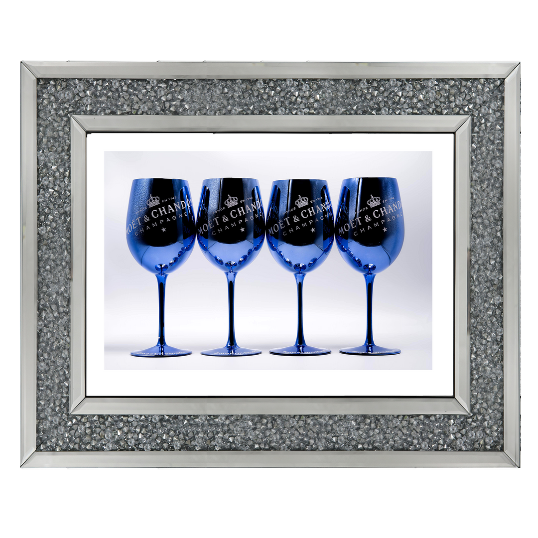 Moet Glasses - Blue