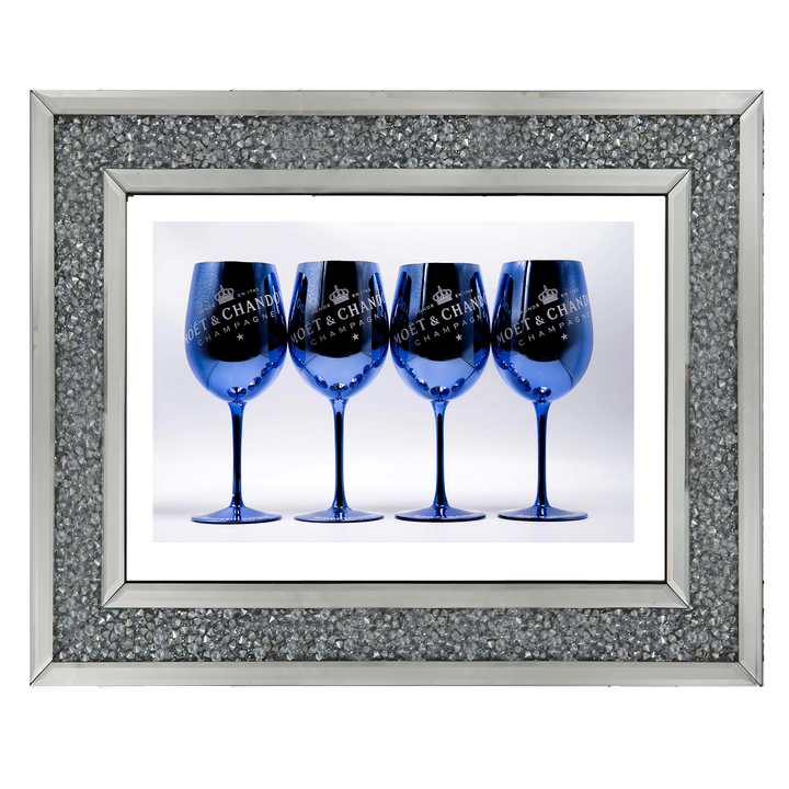 Moet Glasses - Blue