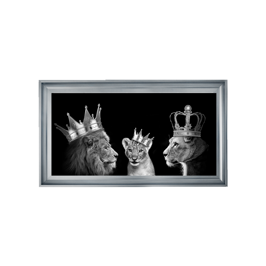 Lion trio family (Silver Crowns)
