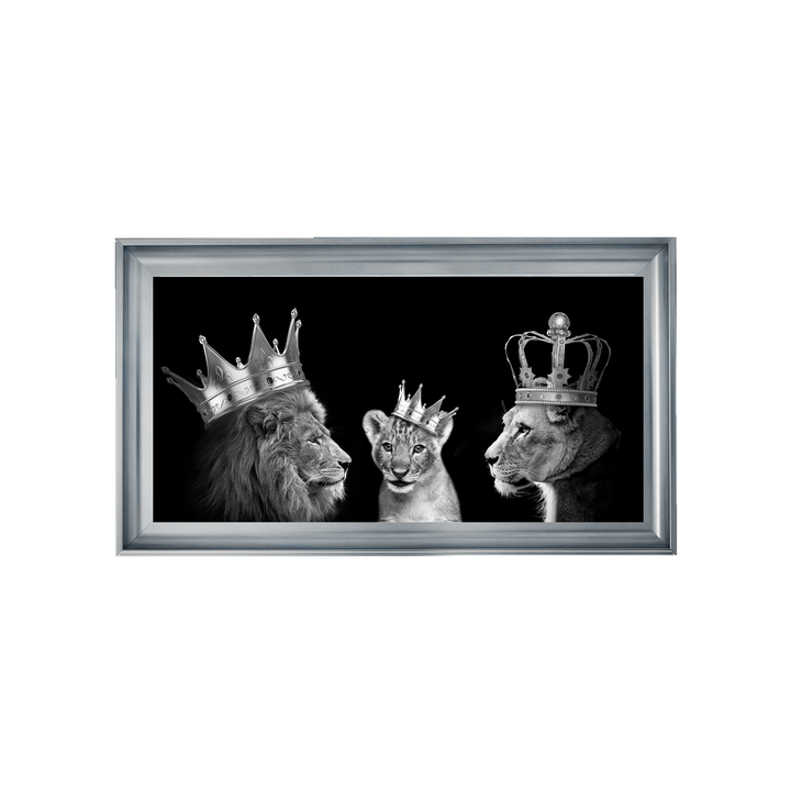 Lion trio family (Silver Crowns)