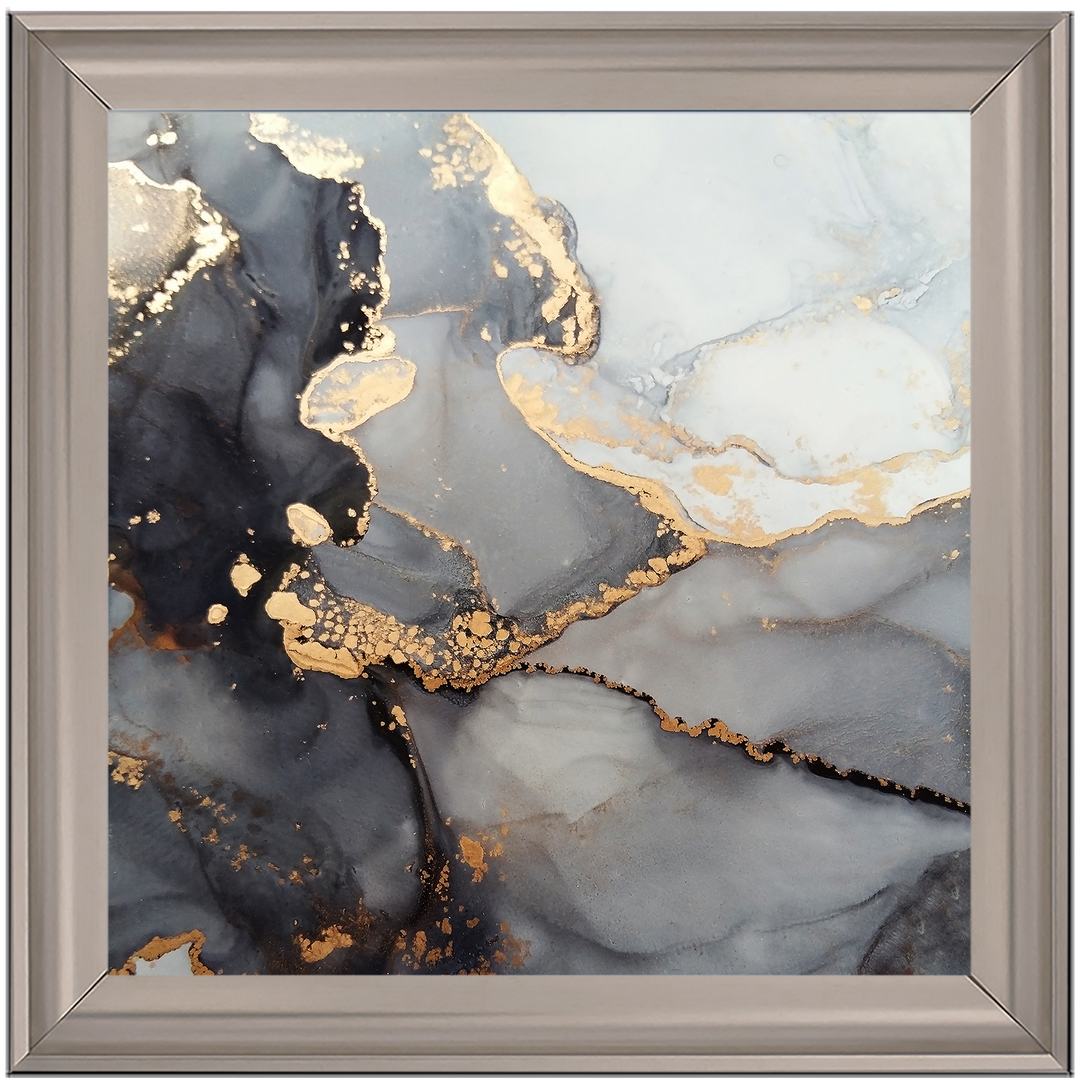 AB170 Abstract Black & Grey II