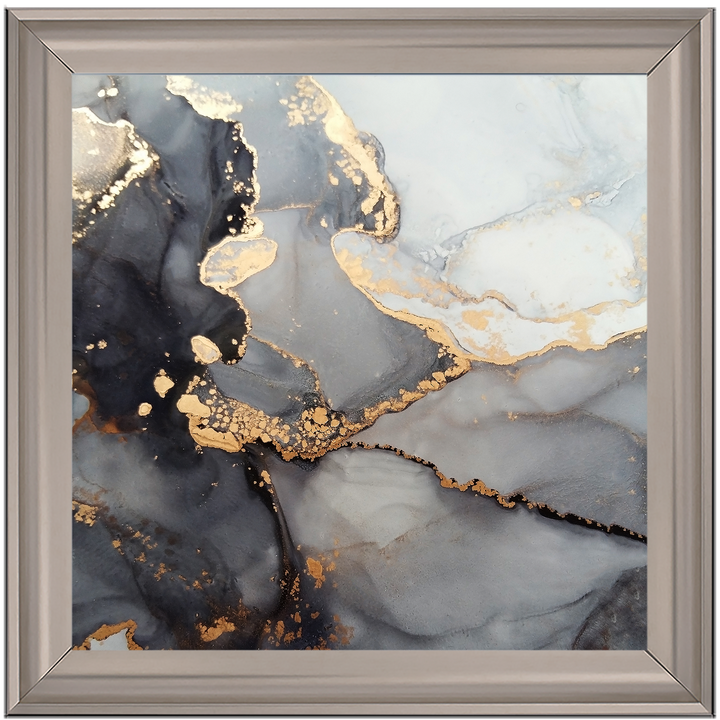 AB170 Abstract Black & Grey II