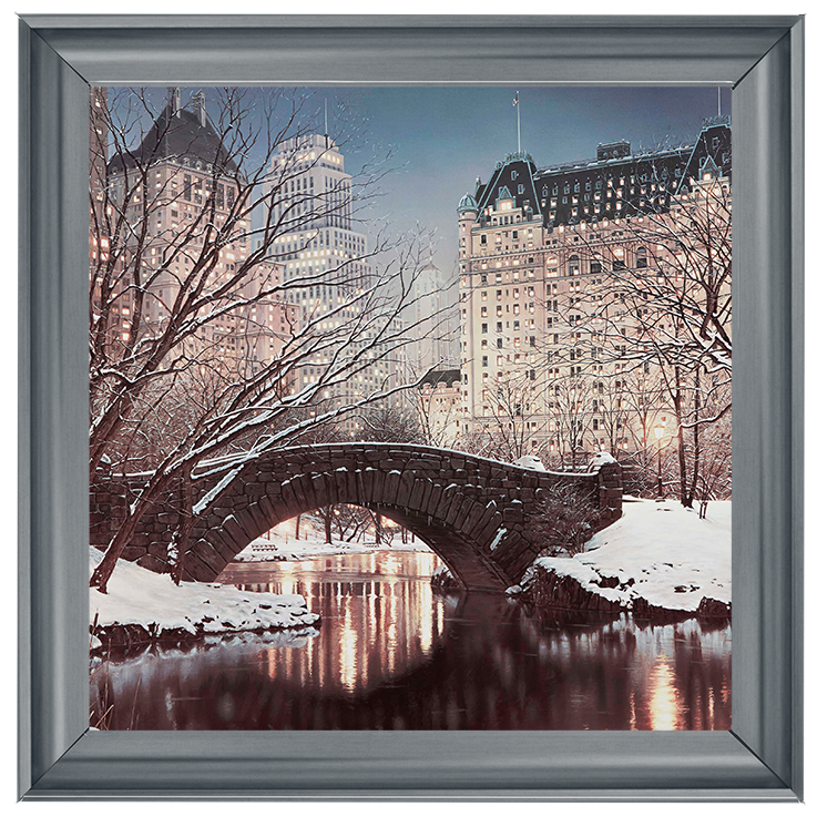 CY100 Gapstow Bridge in Winter, Central Park, New York