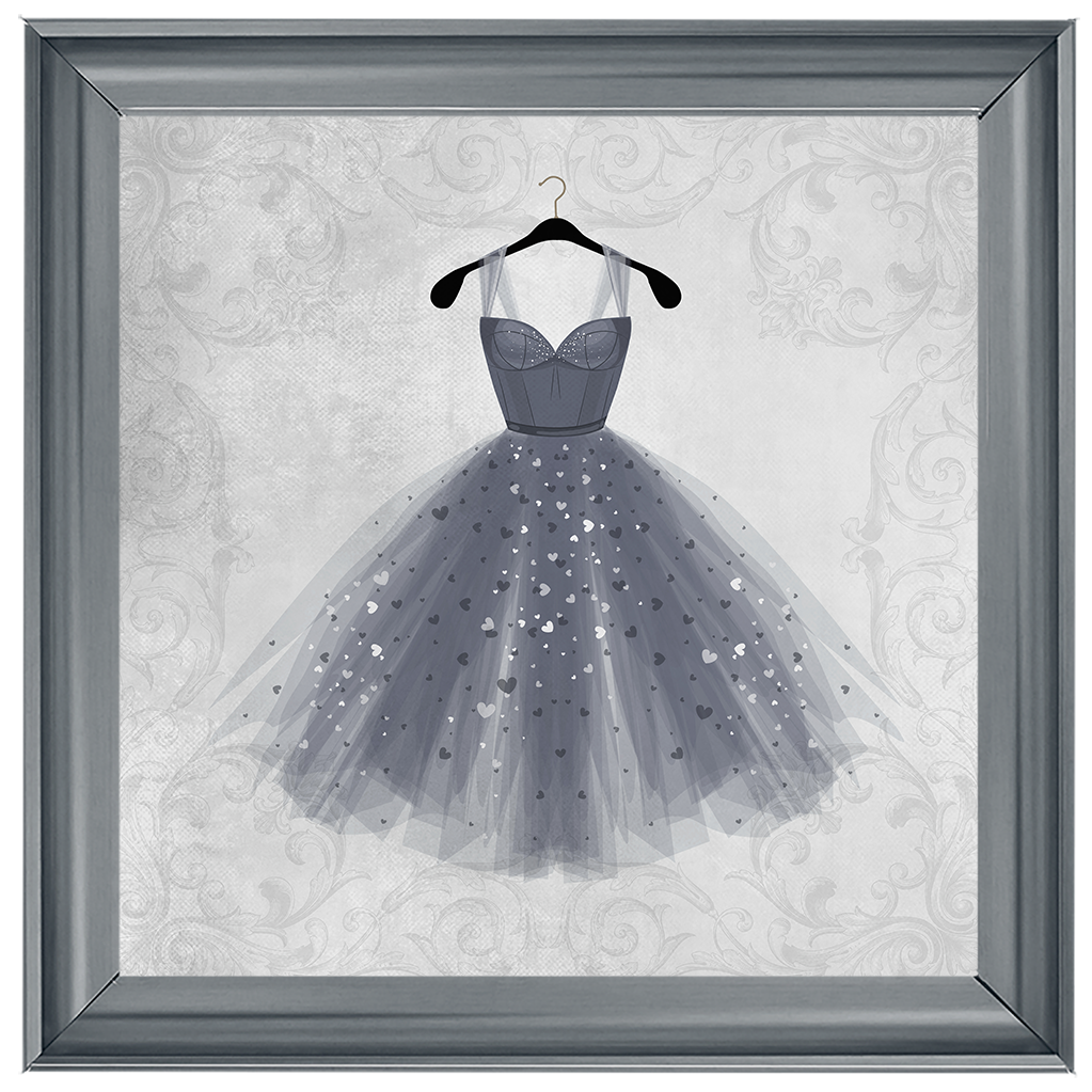 FS116 Black Dress Shimmer