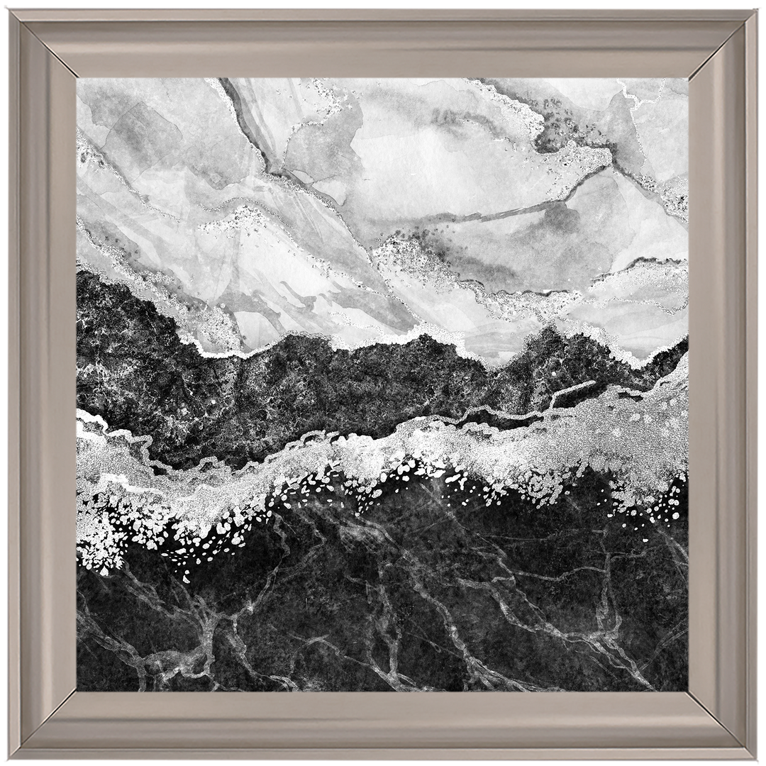 AB151 Abstract Black & Grey IV