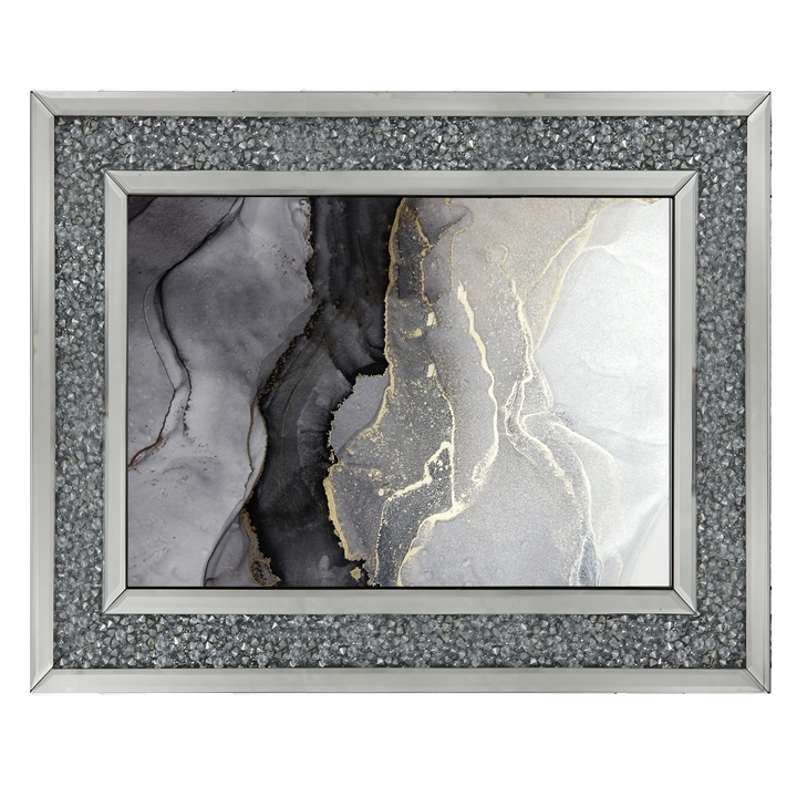 AB148 Abstract Black & Grey