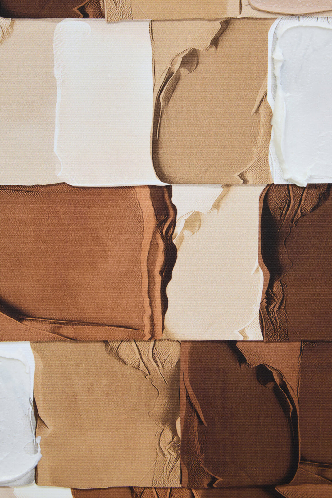 Neutral Wall Sundown Tones Art in Textured