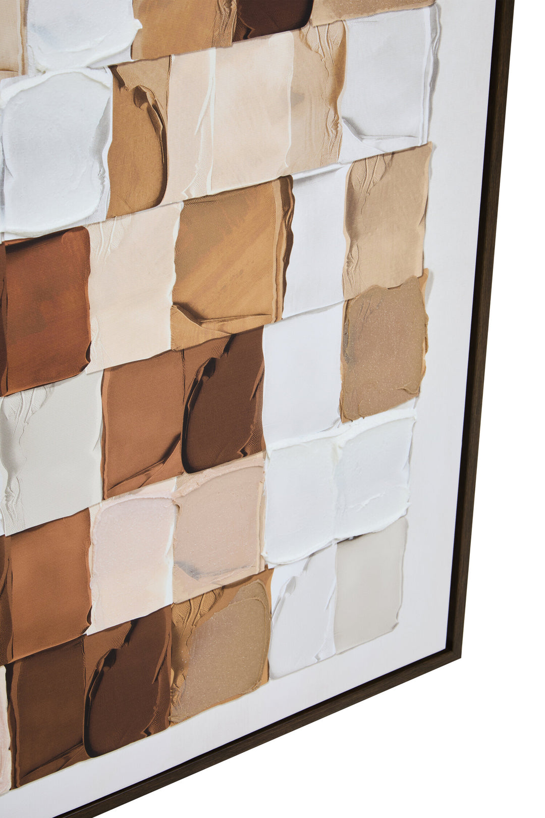 Neutral Wall Sundown Tones Art in Textured