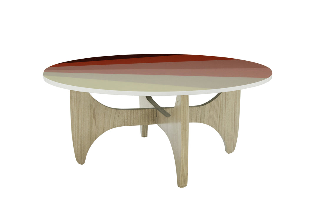 Keldrin Coffee Table - Pink Hues