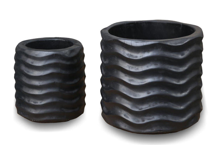 Isvane Wave Pots - Set of 2