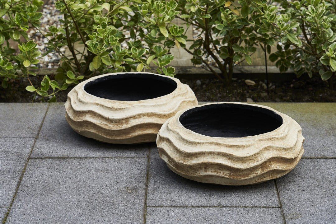 Isvane - Wave Bowl - Old Cream (pack of 2)