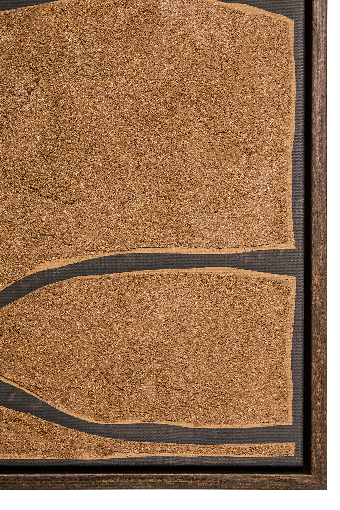 Art Of Textured Brown Sundown 2 Set and Wall Black