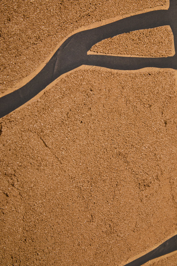 Art Of Textured Brown Sundown 2 Set and Wall Black