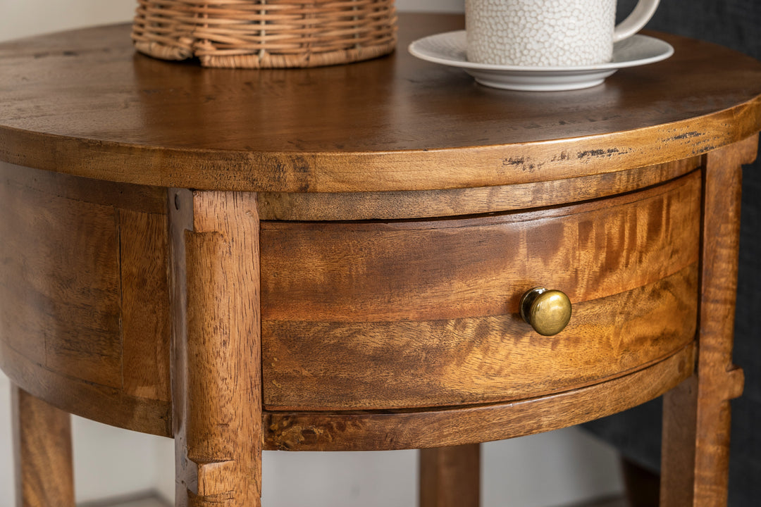 Elvarin Round Side Table