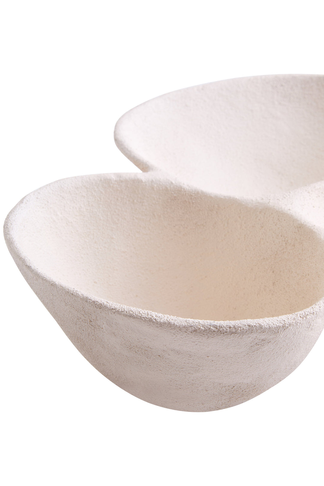 Bowl White Montrelle Abstract Textured