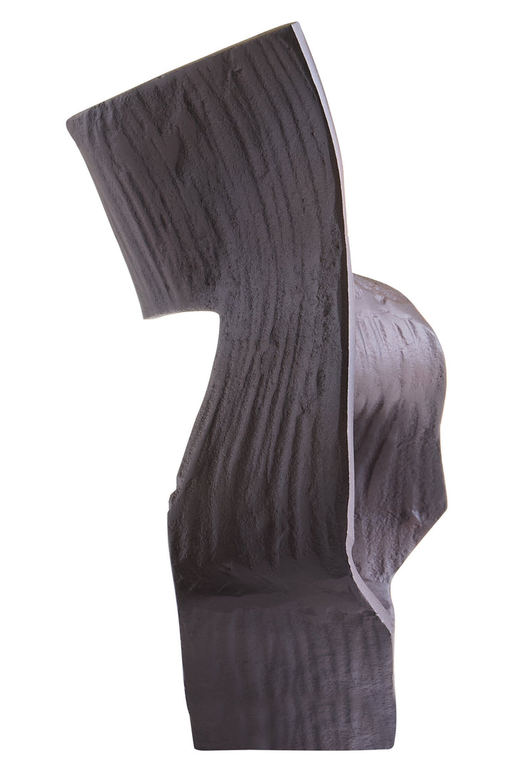 Terrace Sculpture Swirl Brown Abstract Large