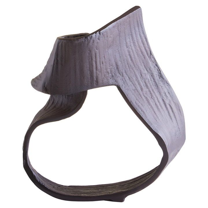Terrace Sculpture Swirl Brown Abstract Large