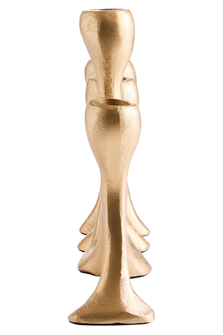 Terrace Holder Four Light Candle Gold