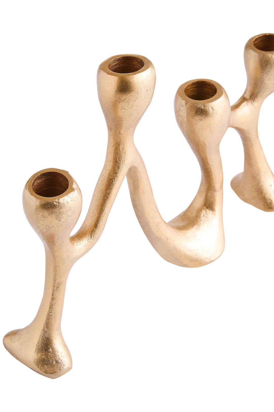 Terrace Holder Four Light Candle Gold
