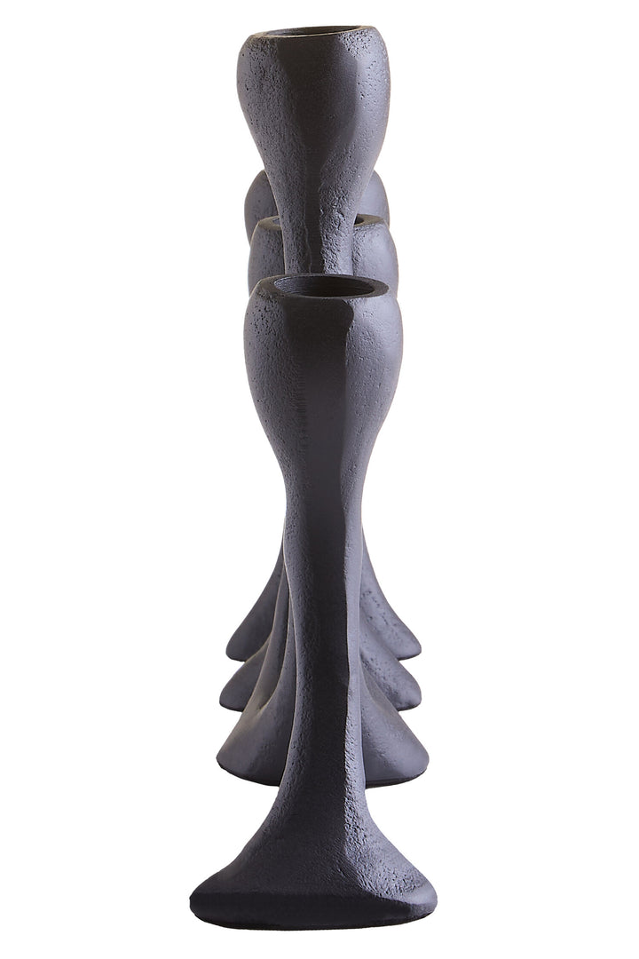 Black Four Candle Holder Terrace Light