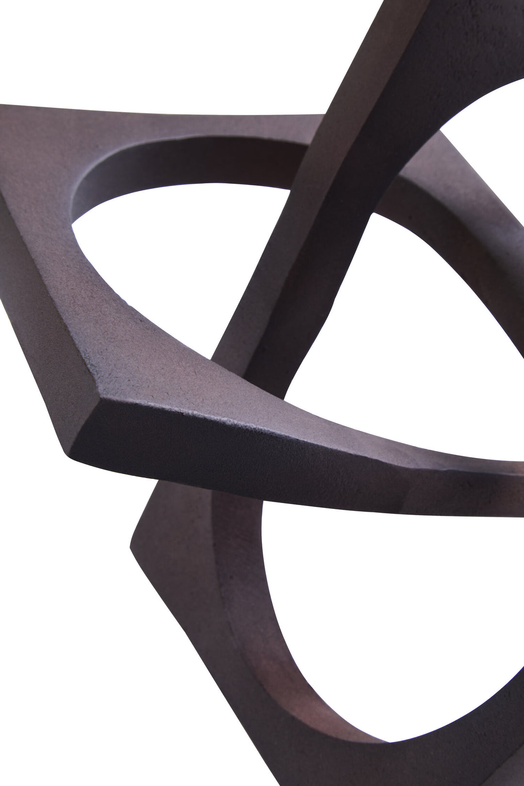 Knot Brown Finish Sculpture Square Terrace