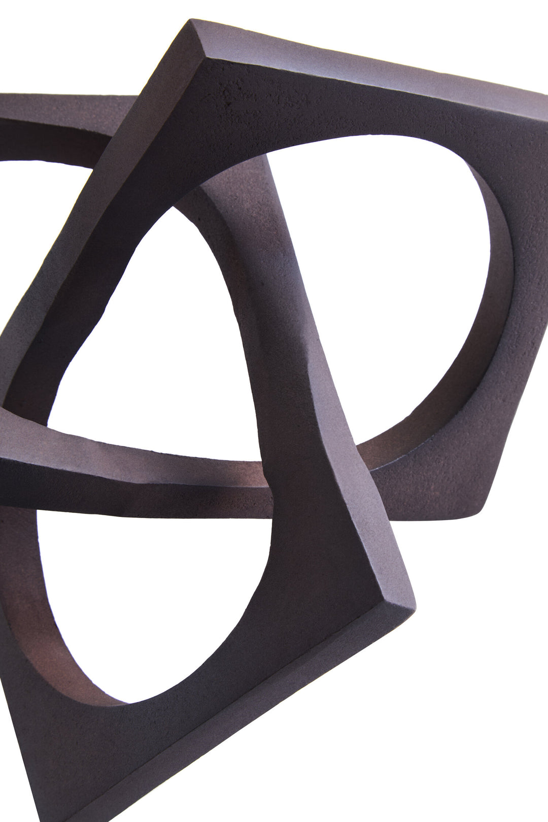Knot Brown Finish Sculpture Square Terrace