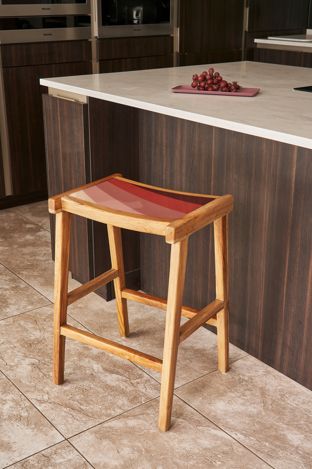 Ryston Stool - Pink Hues