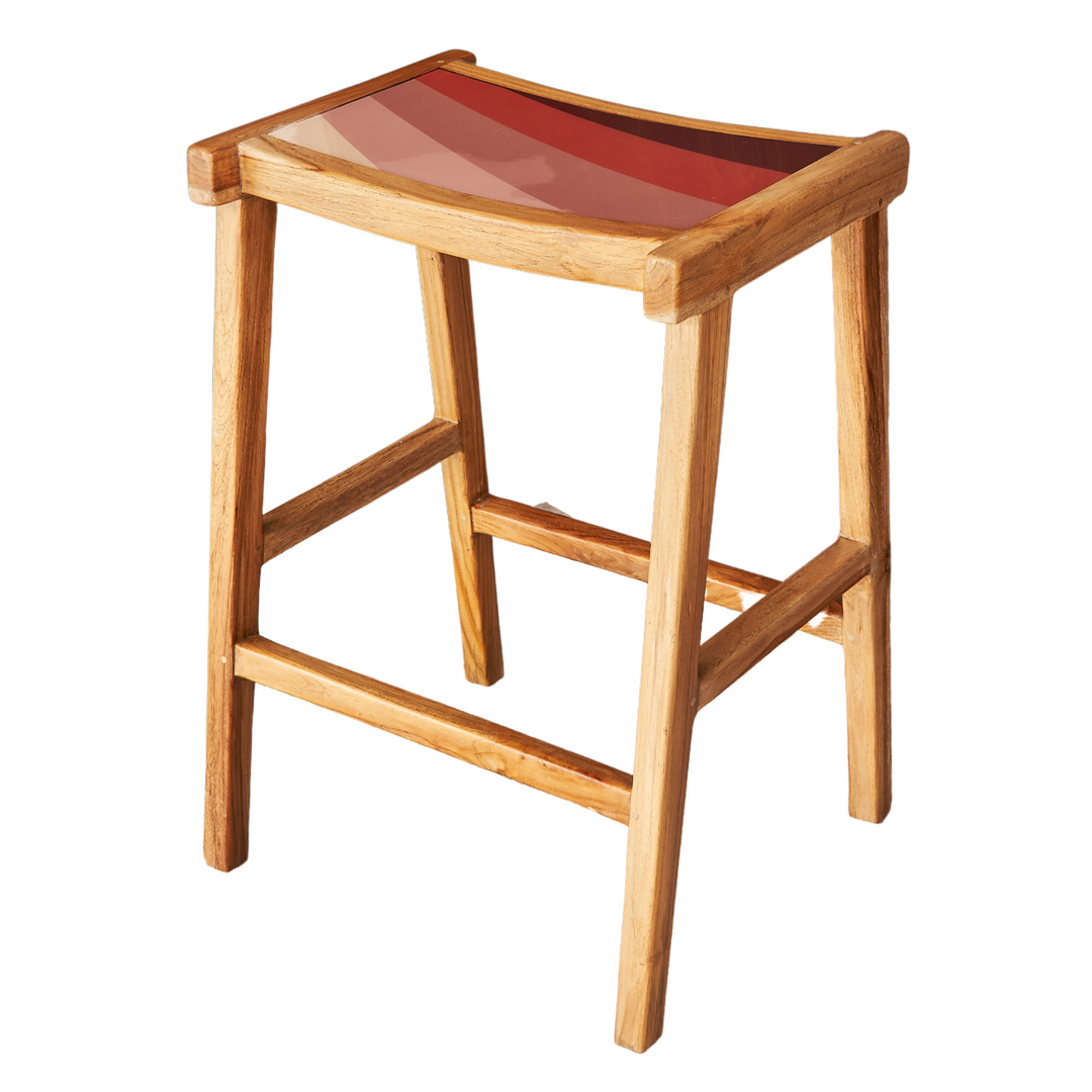 Ryston Stool - Pink Hues