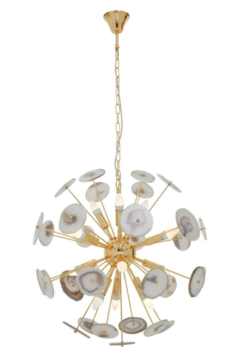 Ravenscroft Agate Ceiling Light – 12 Light