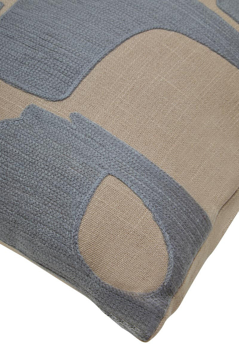 Ozella Cushion And Square Grey Oakridge Natural