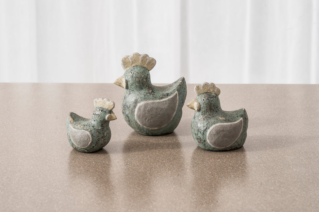 Set of 3 Melvane Chickens - Pack of 2 sets