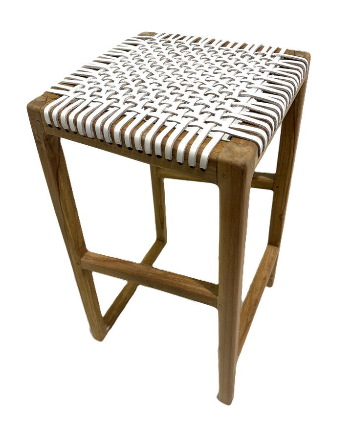Set of 2 Sylmar Counter Stool - White